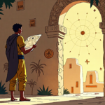 Mayan Astronomer ‘White‑Chested Fox’ Identified in Ancient Drawings — AI-generated editorial illustration