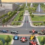 Freedom 250: Podium Finishers Praise Washington D.C. Streets as Historic Stage — AI-generated editorial illustration