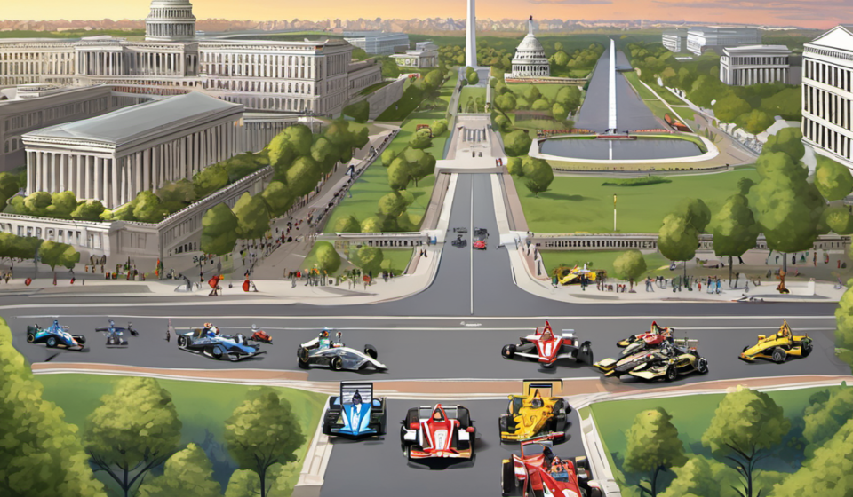 Freedom 250: Podium Finishers Praise Washington D.C. Streets as Historic Stage — AI-generated editorial illustration