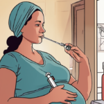 Fauci's Private Concerns: Sen. Johnson Reveals Text About COVID Vaccine Worries During Pregnancy — AI-generated editorial illustration