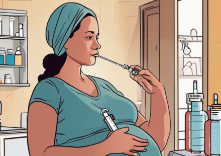 Fauci's Private Concerns: Sen. Johnson Reveals Text About COVID Vaccine Worries During Pregnancy — AI-generated editorial illustration