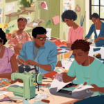 Sewing’s New Wave: How a Fresh Generation is Rewriting the Craft — AI-generated editorial illustration