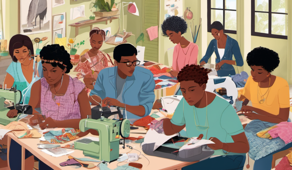 Sewing’s New Wave: How a Fresh Generation is Rewriting the Craft — AI-generated editorial illustration