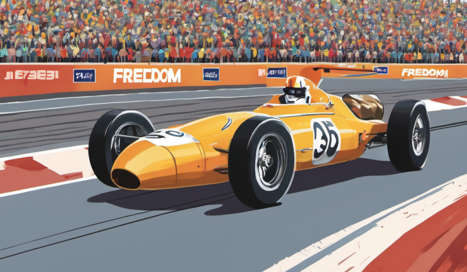 Kirkwood Triumphs in Historic Freedom 250 Victory — AI-generated editorial illustration