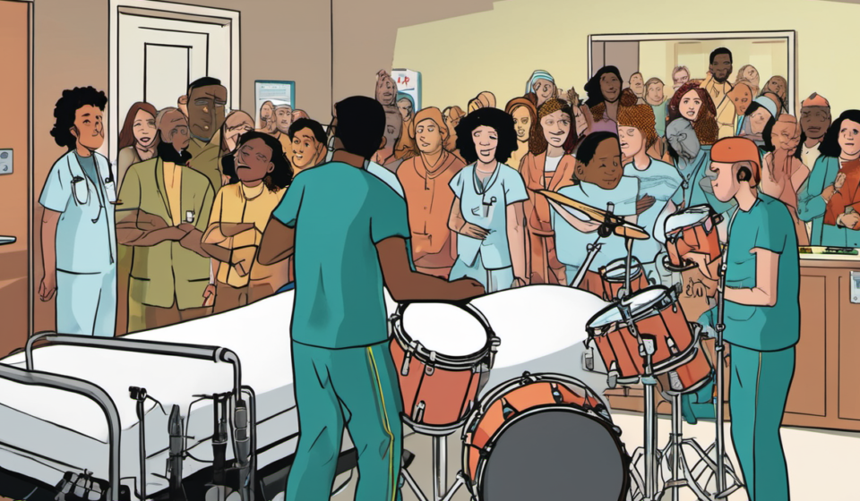 John Paris Recovers From Coma, Faces Two Surgeries — AI-generated editorial illustration