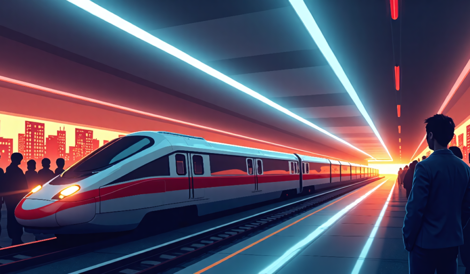 High‑Speed Rail, 60 Minutes, and Animal Music: A Triple‑Feature Story — AI-generated editorial illustration