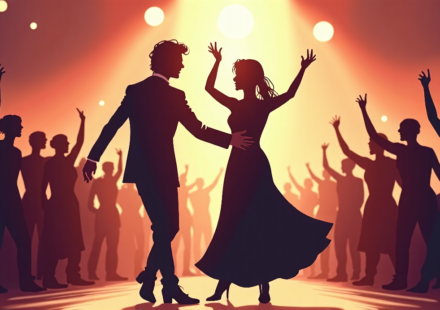 Sarah Jane Nader Joins DWTS, Paired With Female Pro — AI-generated editorial illustration
