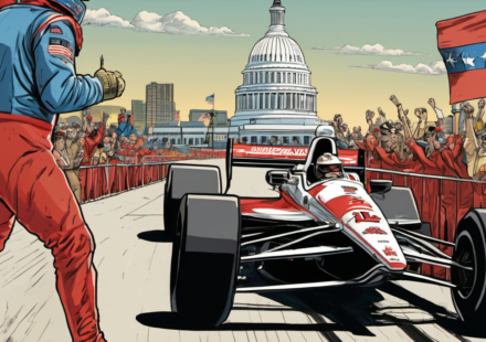 Kyle Kirkwood’s Freedom 250 Win Highlights IndyCar’s Rising Star — AI-generated editorial illustration