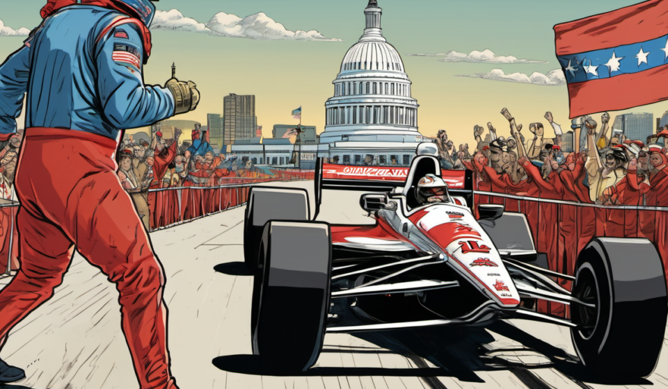Kyle Kirkwood’s Freedom 250 Win Highlights IndyCar’s Rising Star — AI-generated editorial illustration
