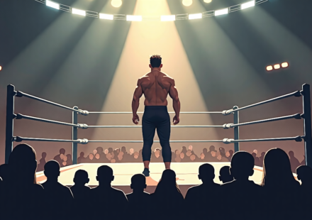 Eric Bischoff Hints at Brock Lesnar’s Possible Return to RAF — AI-generated editorial illustration