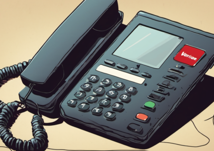 Scammer’s Fake Verizon Call Nearly Steals Texas Man’s Account — AI-generated editorial illustration