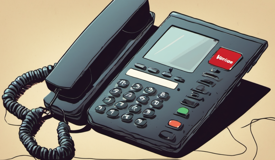 Scammer’s Fake Verizon Call Nearly Steals Texas Man’s Account — AI-generated editorial illustration