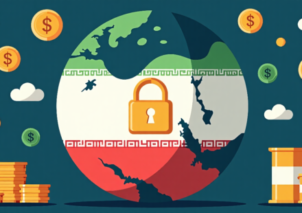U.S. Announces ‘Economic D‑Day’ Sanctions on Iran — AI-generated editorial illustration