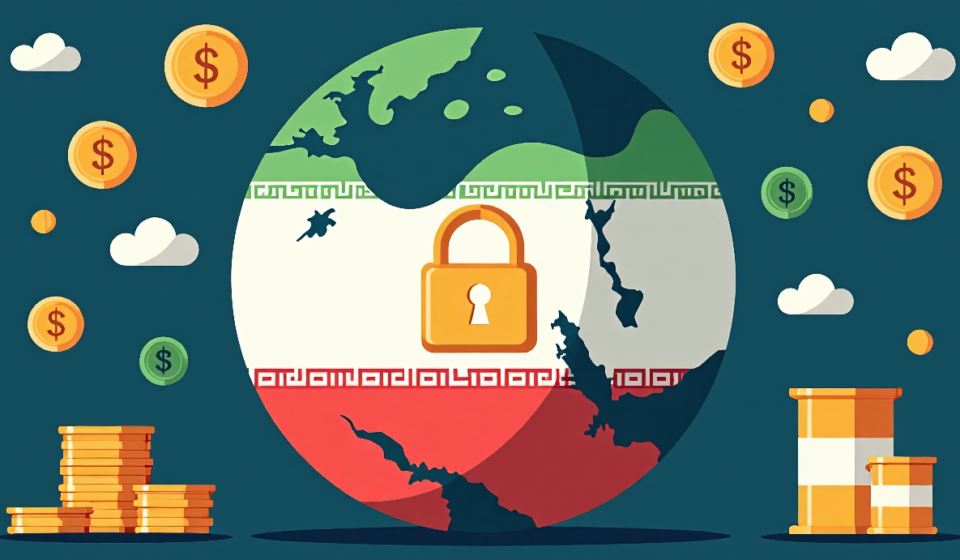 U.S. Announces ‘Economic D‑Day’ Sanctions on Iran — AI-generated editorial illustration