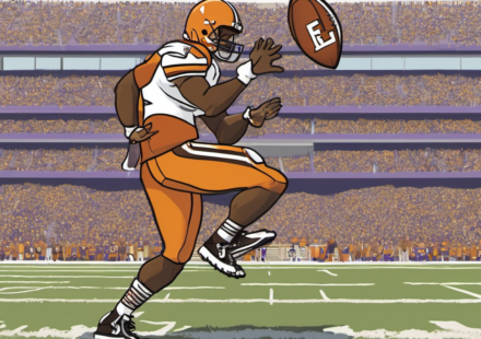 Browns Waive TE Dae’Quan Wright, Paving Way for LSU Play — AI-generated editorial illustration