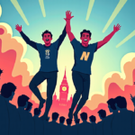 AEW All In: London Sets Trios Title Match for Adam Page & Brodie Lee — AI-generated editorial illustration
