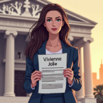 Vivienne Jolie-Pitt Moves to Drop Brad Pitt’s Last Name — AI-generated editorial illustration