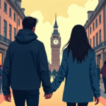Kendall Jenner & Jacob Elordi Hand‑In‑Hand in London: A Date Night Snapshot — AI-generated editorial illustration