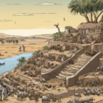 Egypt’s Kom Aziza Site Unveils 600 Years of Funerary Evolution — AI-generated editorial illustration
