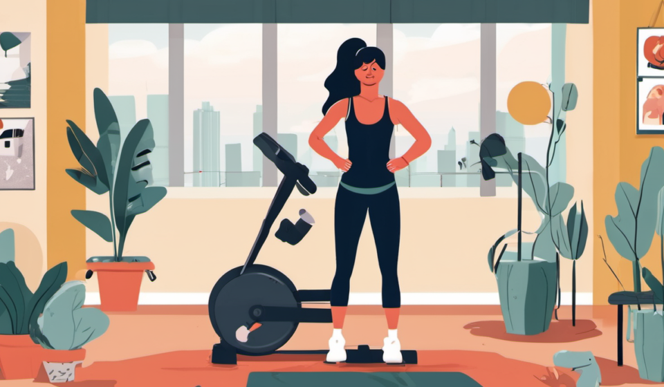 10‑Minute Daily Workout: Hilaria Baldwin’s Cardio‑Strength‑Stretch Formula — AI-generated editorial illustration