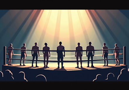 NXT’s 8/25 Episode Gets a Wild Eight‑Man Tag Match — AI-generated editorial illustration