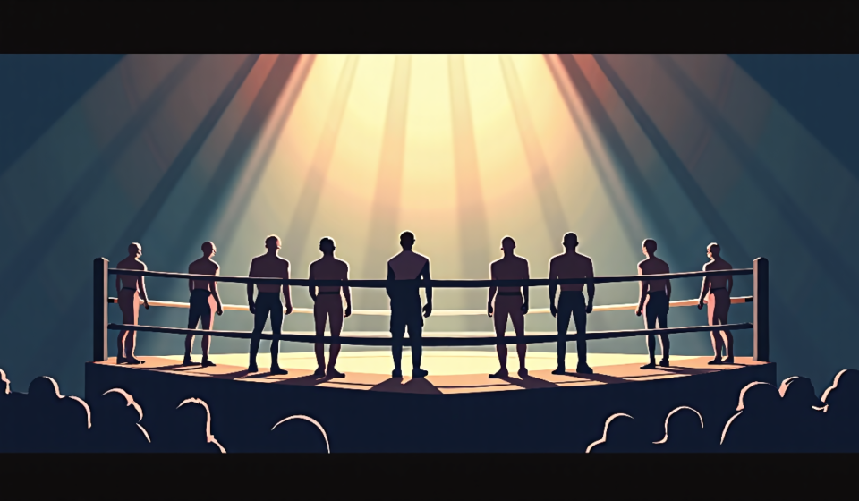NXT’s 8/25 Episode Gets a Wild Eight‑Man Tag Match — AI-generated editorial illustration