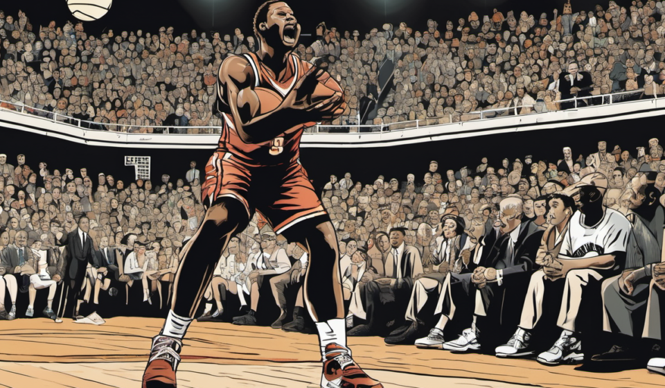 Enes Kanter Freedom Reacts to WNBA Ejection and Other Headlines — AI-generated editorial illustration