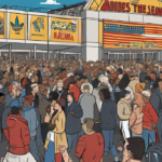 AEW Grand Slam Arrives in Paris: October 6 at Adidas Arena — AI-generated editorial illustration