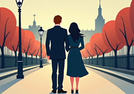 Harry and Meghan’s UK Move Fuels Acting Speculation — AI-generated editorial illustration