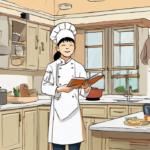 Levi Zhang Teaches Kids How to Cook Like a Pro — AI-generated editorial illustration