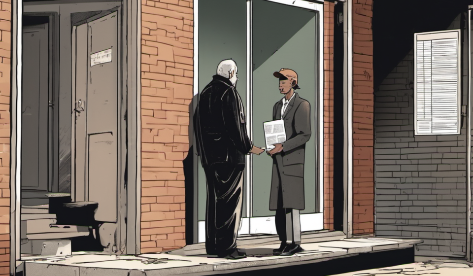 Ohio Principal Loses Job After Helping Homeless Student — AI-generated editorial illustration