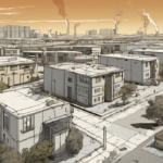 Data Centers in Slough May Be Raising Local Temperatures — AI-generated editorial illustration