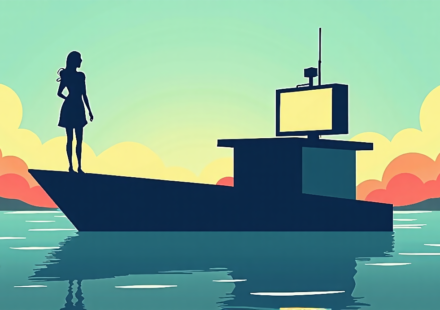 Alex Cooper’s Hulu Dating Show ‘Love Overboard’ Canceled After One Season — AI-generated editorial illustration