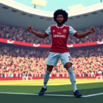 Saka’s Solo Strike Secures Arsenal’s Unbeaten Premier League Run — AI-generated editorial illustration