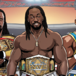 Big E Hails Kofi & Austin Creed as Undervalued Legends After AEW Debut — AI-generated editorial illustration