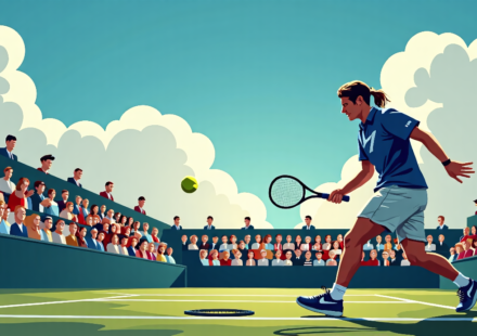 Lois Boisson’s Racket Smash Sparks Viral Moment After U.S. Open Loss — AI-generated editorial illustration