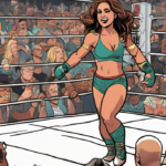 Britt Baker’s Surprise AEW Return: How It Came Together — AI-generated editorial illustration