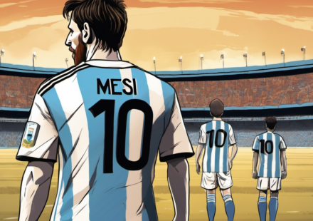Lionel Messi’s Final Farewell: Argentina’s Legend Walks Away for Good — AI-generated editorial illustration