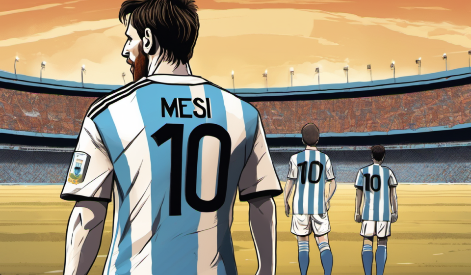 Lionel Messi’s Final Farewell: Argentina’s Legend Walks Away for Good — AI-generated editorial illustration