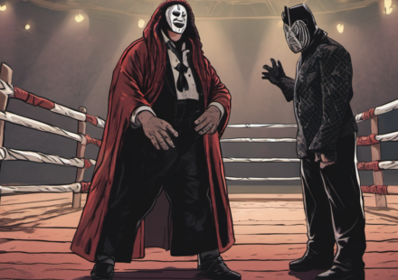 Joe Gacy Claims WWE Wanted Him as a ‘Cheaper’ Replacement for Bray Wyatt — AI-generated editorial illustration