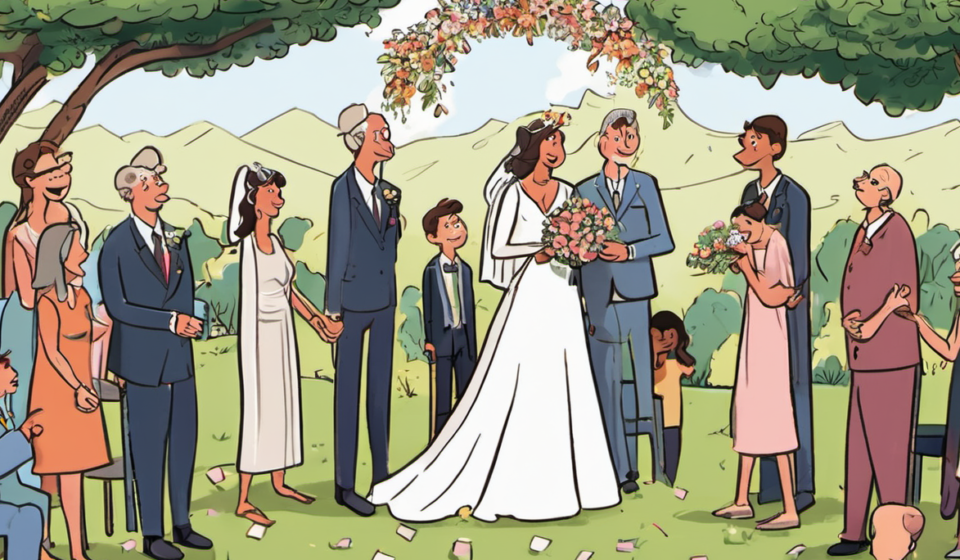 Jake Reiner Marries Maria Gilfillan in Intimate August Ceremony — AI-generated editorial illustration