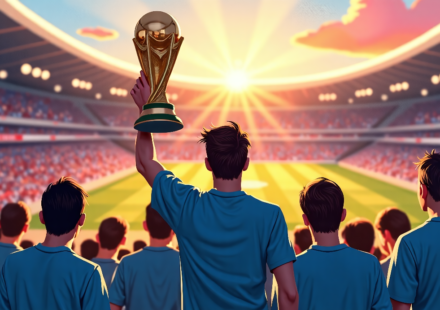 Lionel Messi’s World Cup Legacy: A Retrospective After Retirement — AI-generated editorial illustration