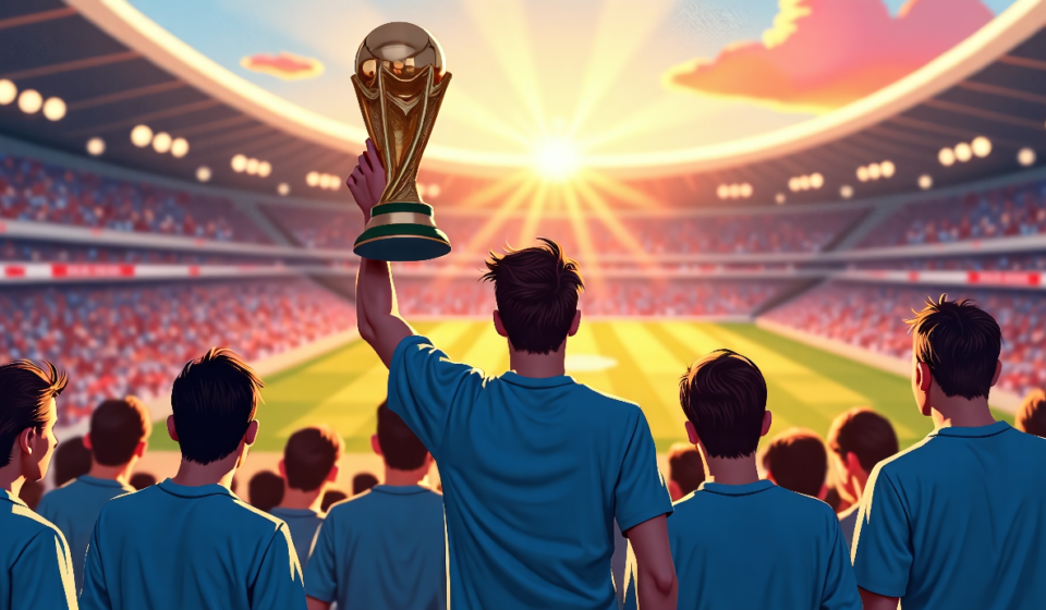 Lionel Messi’s World Cup Legacy: A Retrospective After Retirement — AI-generated editorial illustration