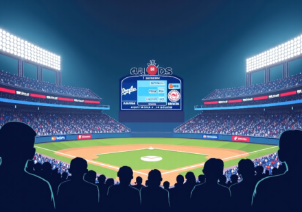 Dodgers Stay Favored as 2026 World Series Odds Shift — AI-generated editorial illustration