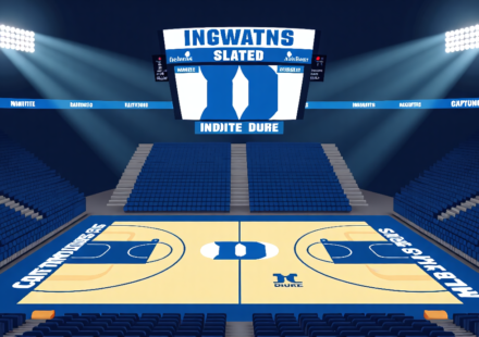 Duke Revamps Cameron Indoor with On‑Court Ads for 2026 — AI-generated editorial illustration
