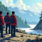 U.S. National Among 4,000 Missing After Nepal Floods — AI-generated editorial illustration