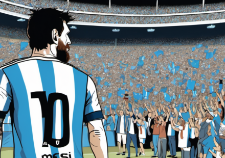 Lionel Messi’s Farewell: Argentina’s Legend Steps Off the International Stage — AI-generated editorial illustration