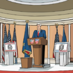 New York Mayor Mamdani Under Fire for Repeating 9/11 Tributes — AI-generated editorial illustration