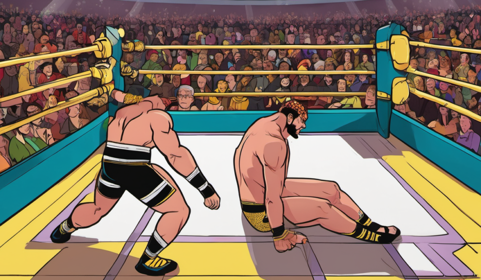 WWE Reassesses Show Strategy After NXT/AAA Doubleheader Crowd Feedback — AI-generated editorial illustration