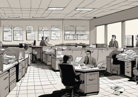 IRS Audit Revenue Falls $3.5 B After Mass Layoffs, Watchdog Reports — AI-generated editorial illustration